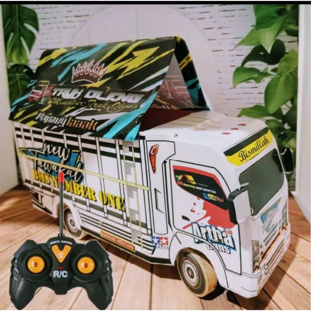 PROMO MURAH MINIATUR TRUK OLENG FUL VARIASI FREE TERPAL / MINIATUR TRUK OLENG / MAINAN ANAK TRUK OLE