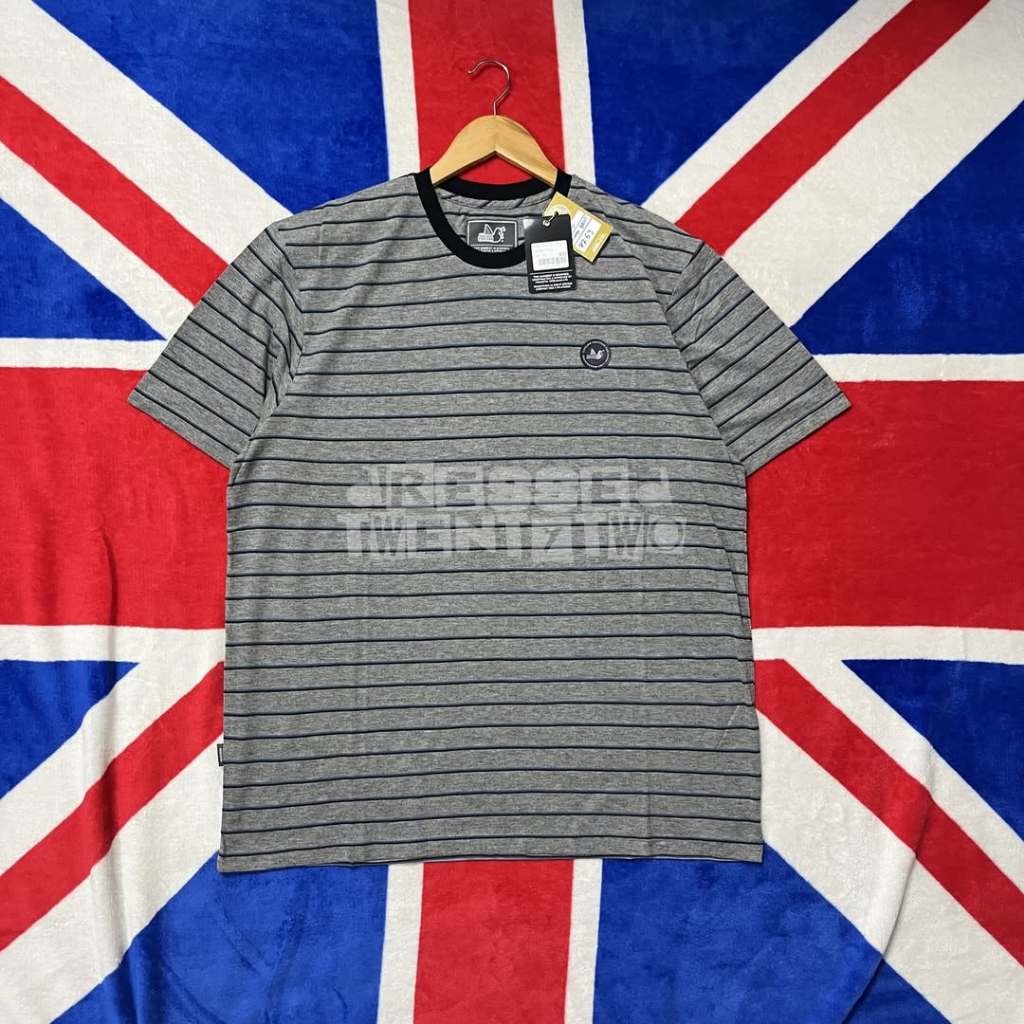 KAOS PEACEFUL HOOLIGAN HEWITS STRIPE PETROL ORIGINAL 100%