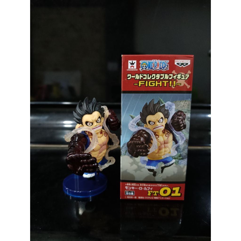 wcf one piece luffy gear 4 G4 bounceman kekar berotot loncat fight FT vol 1 dressrosa doflamingo ori