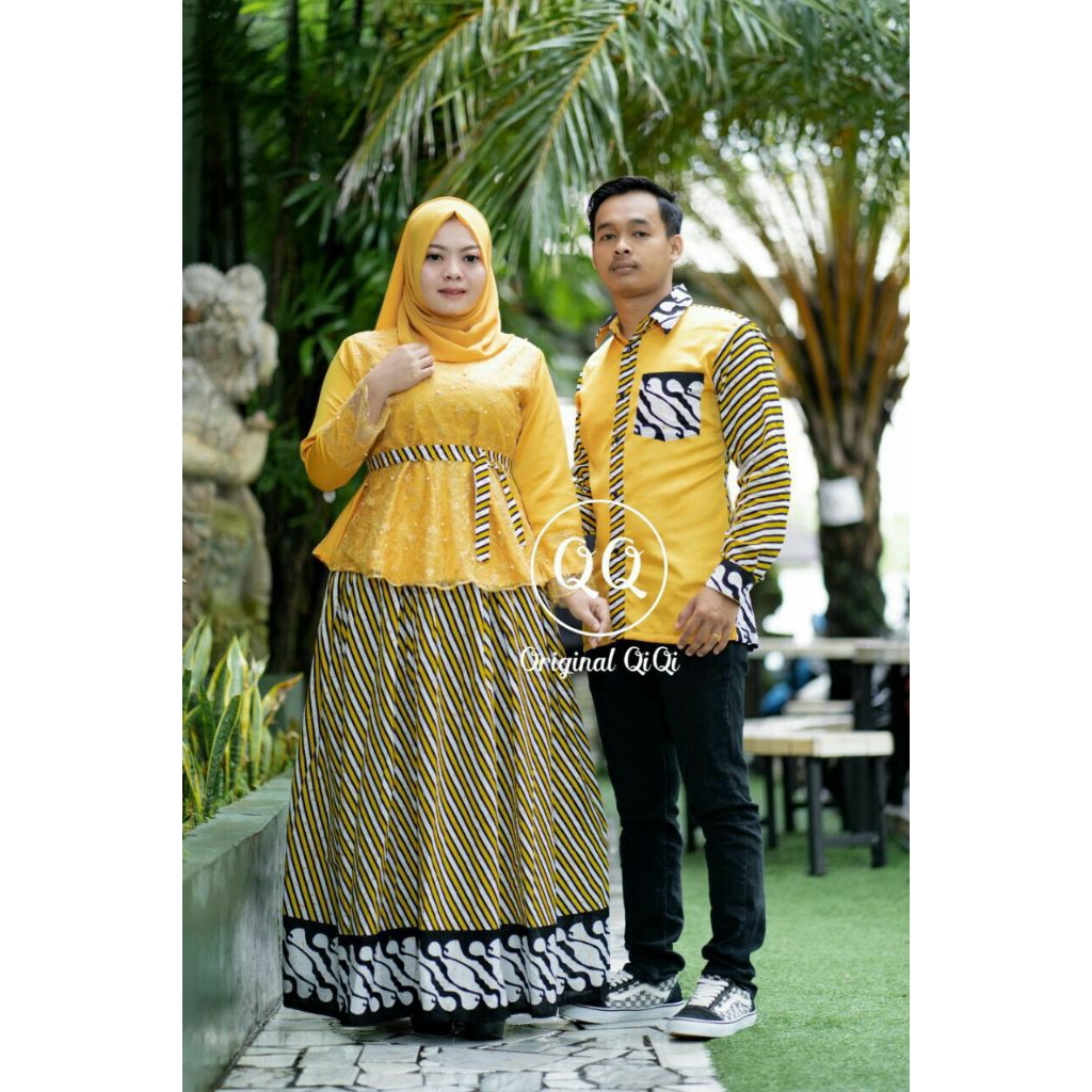 BAJU GAMIS COUPLE BATIK PEKALONGAN