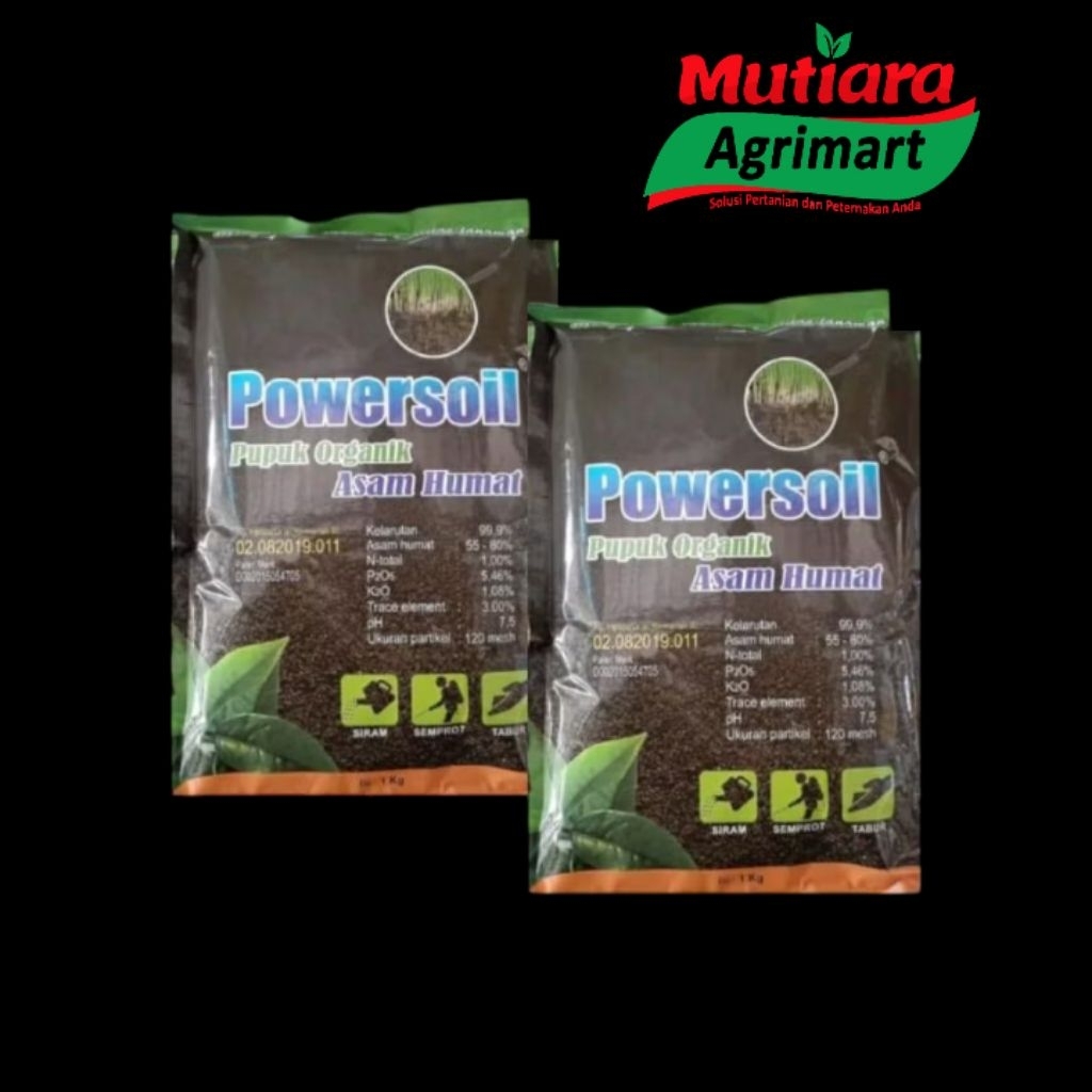POWER SOIL ASAM HUMAT 1KG // ASAM HUMAT // PUPUK ORGANIK