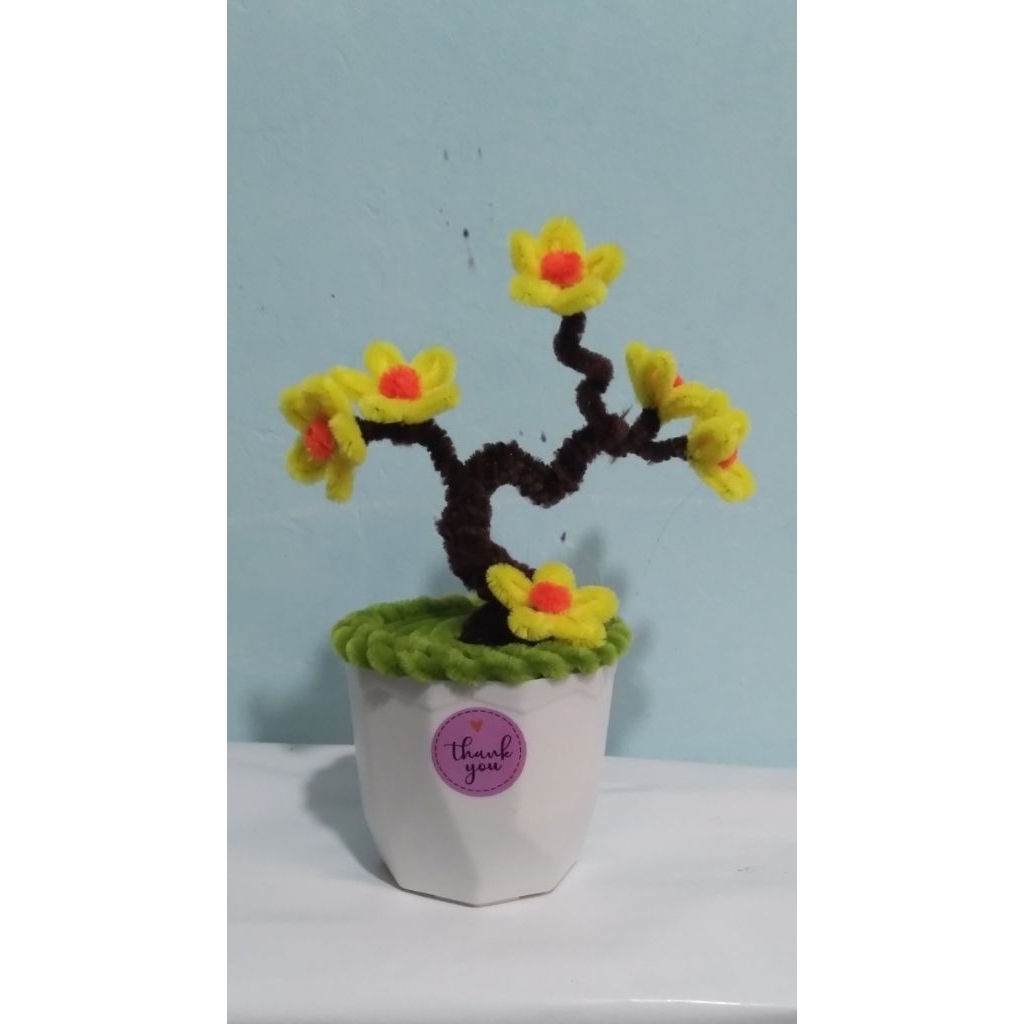 Bonsai Bunga Kawat Bulu