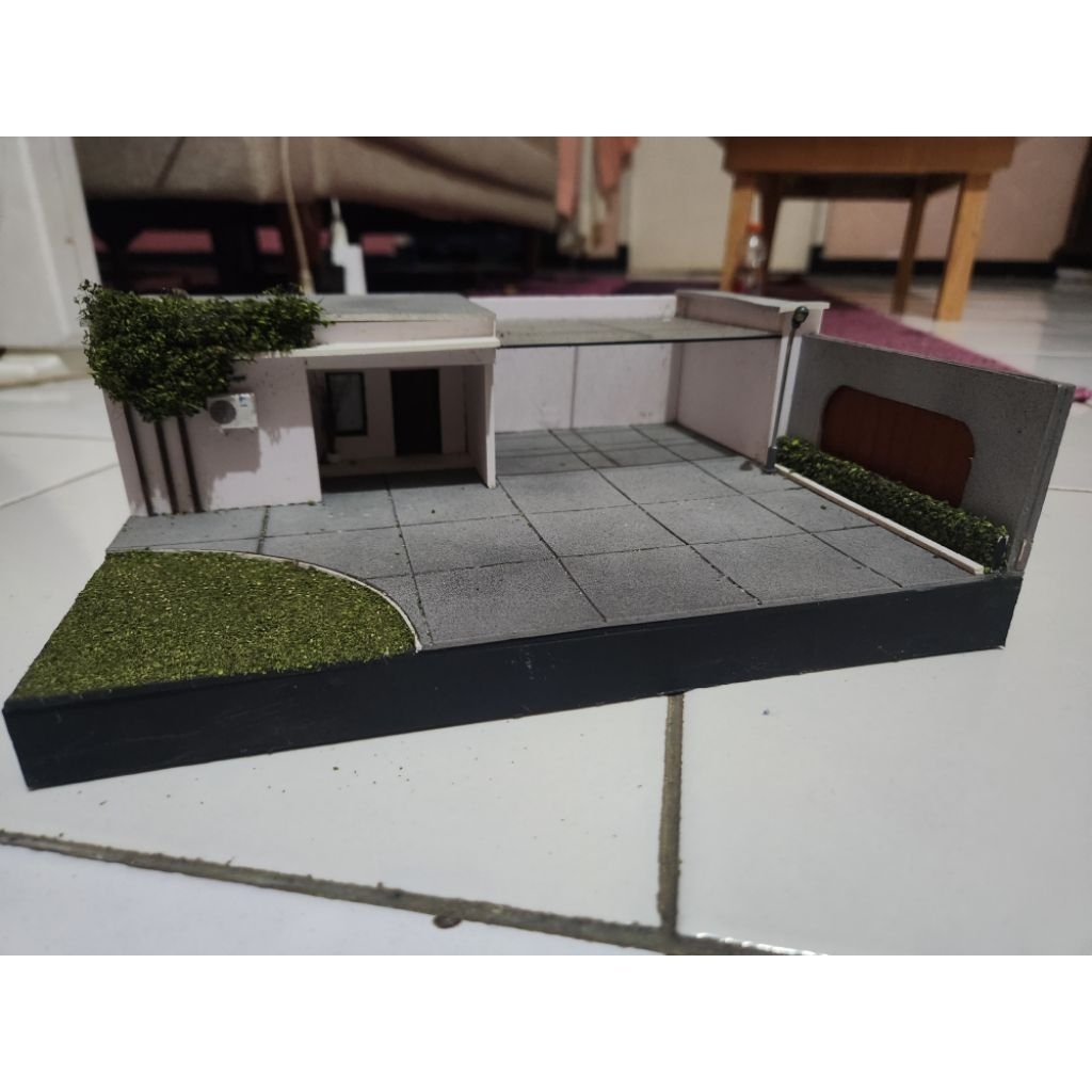 Diorama Rumah Skala 1:64