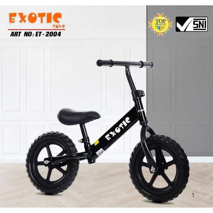 sepeda anak balance bike push bike tanpa pedal exotic 2004 sepeda balance bike exotic 2004