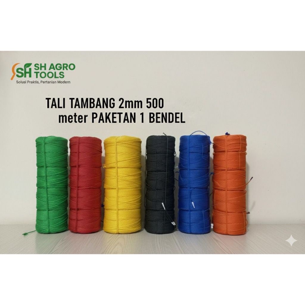 TALI TAMBANG 2MM PANJANG 500 METER PAKETAN 1 BENDEL