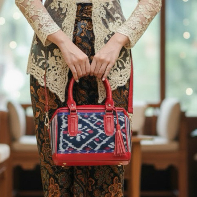 Tas Speedy motif tenun slempang wanita
