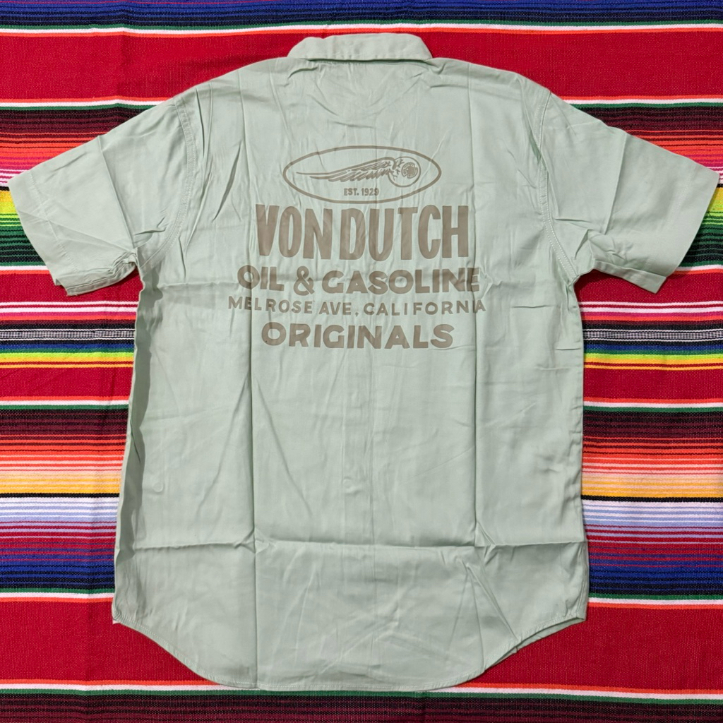 WORKSHIRT - VON DUTCH - HIJAU MINT