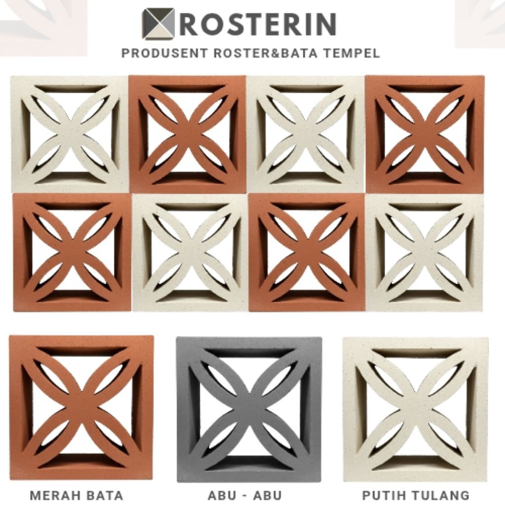 JUAL ROSTER BETON MINIMALIS ROSTER BETON MODERN ROSTER BETON LUBANG ANGIN ROSTER BETON TYPE KAWUNG
