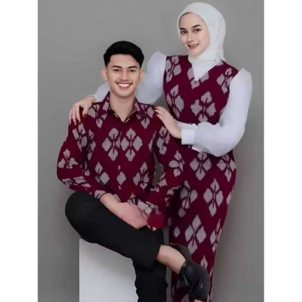 Baju Set Couple Tenun, Tenun Etnik, Kain Blanket, Tenun Jepara,
