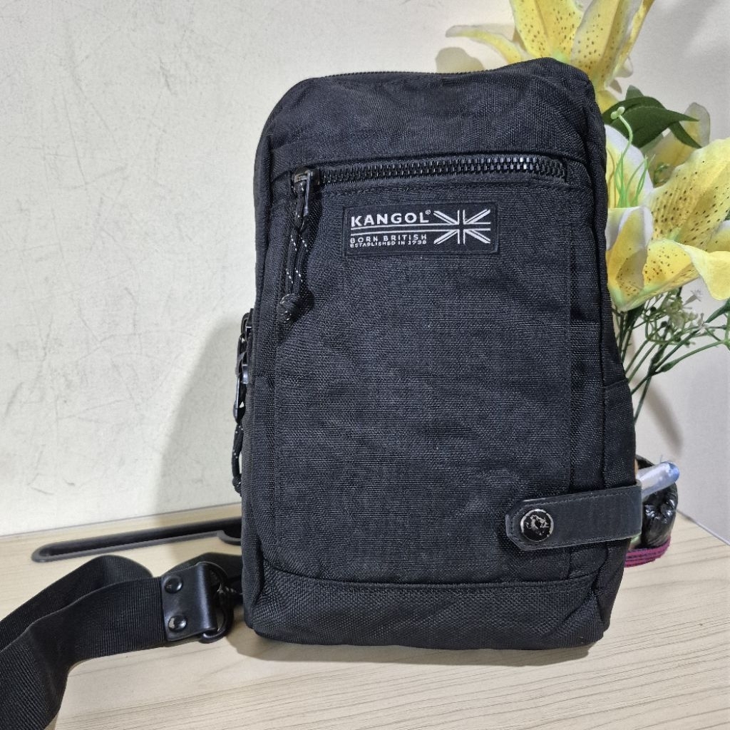 Tas waist bag Pria Kangol Canvas Preloved