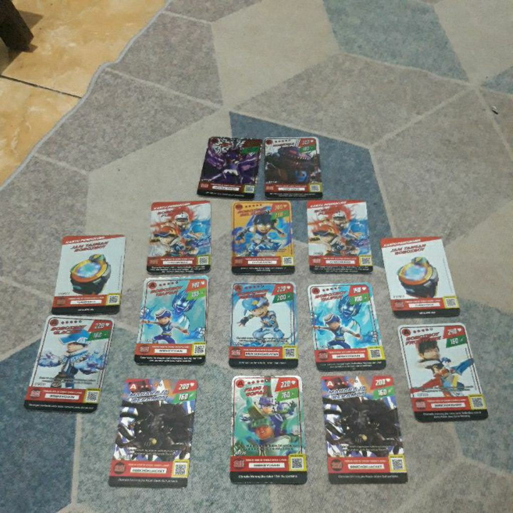 Kartu Choki Choki Boboiboy Glacier A