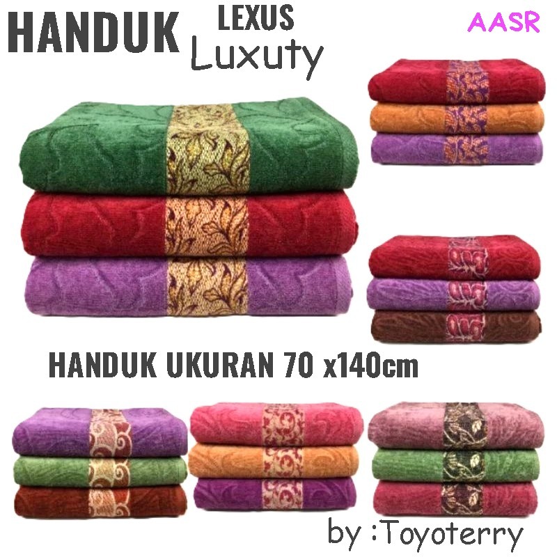 Handuk Lexus Luxury 70x140 Ukuran Besar / Tebal