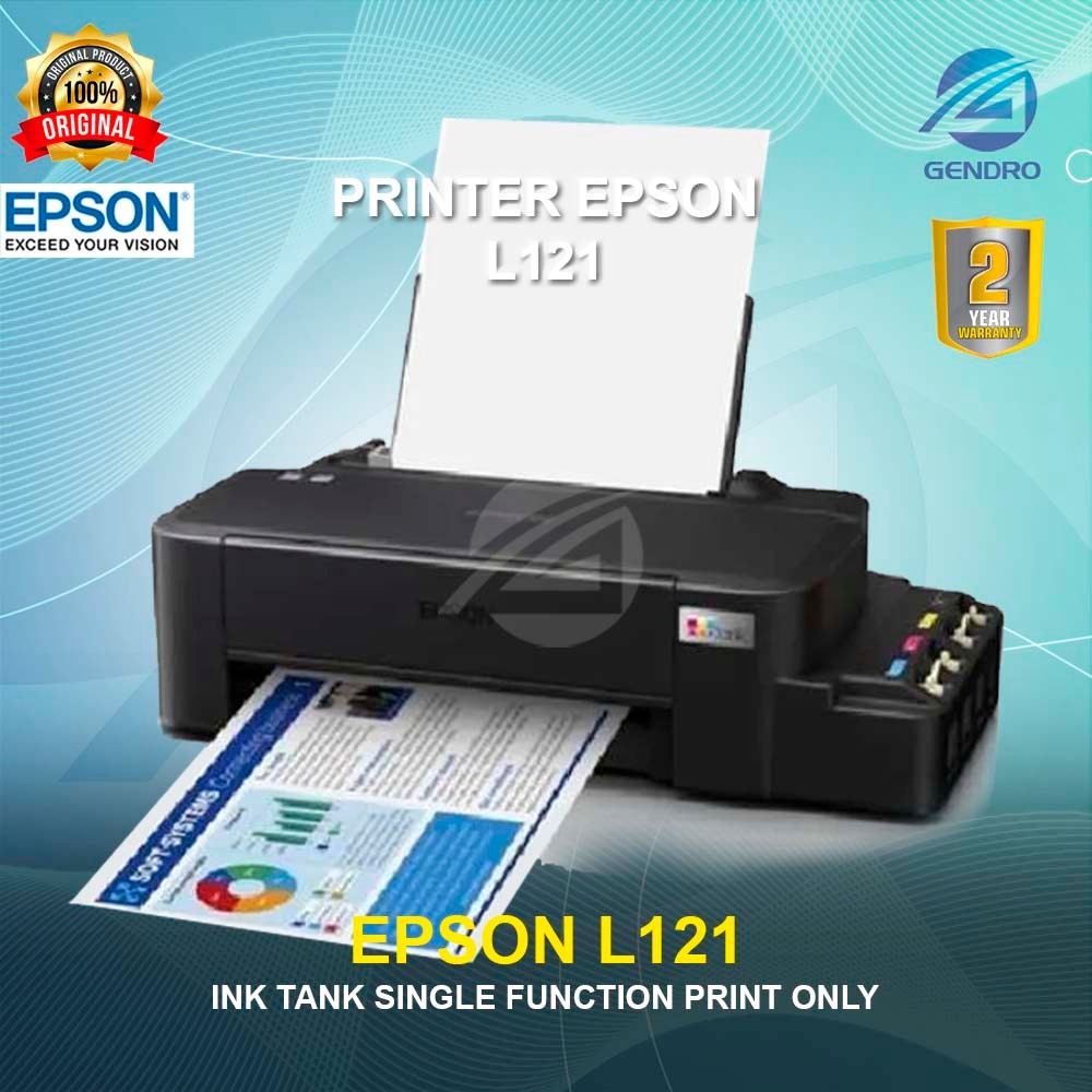 Printer Epson L121 Print Only Garansi Resmi
