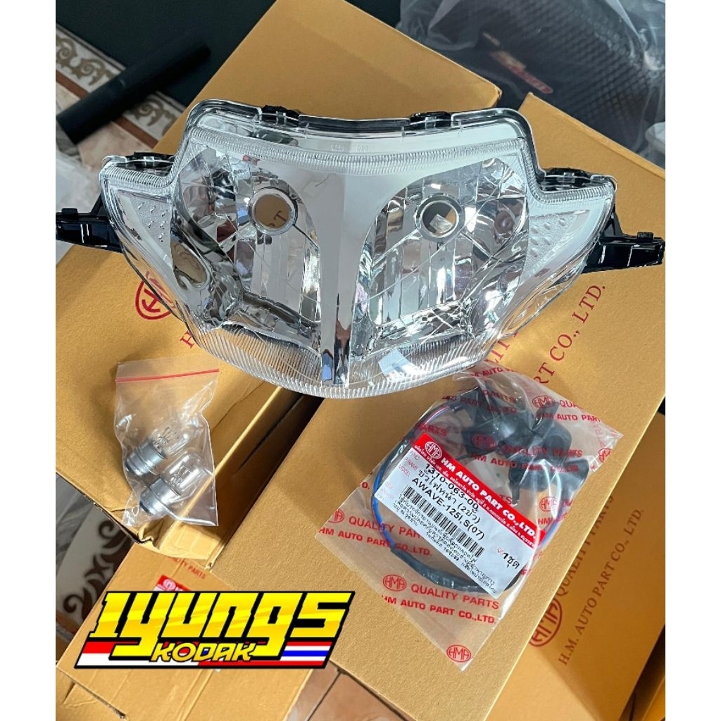 Reflektor Honda supra x 125 atau Reflektor wave 125 HMA Thailand