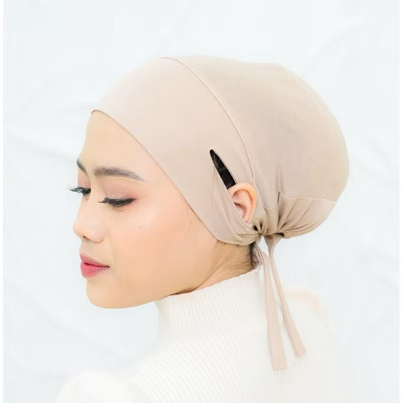 Ciput Hijab Anti Budeg Lubang Telinga Nyaman
