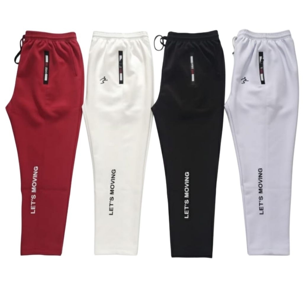 Celana Olahraga Wanita Training Sport Pria Warna Merah Putih Navy Jumbo Scuba