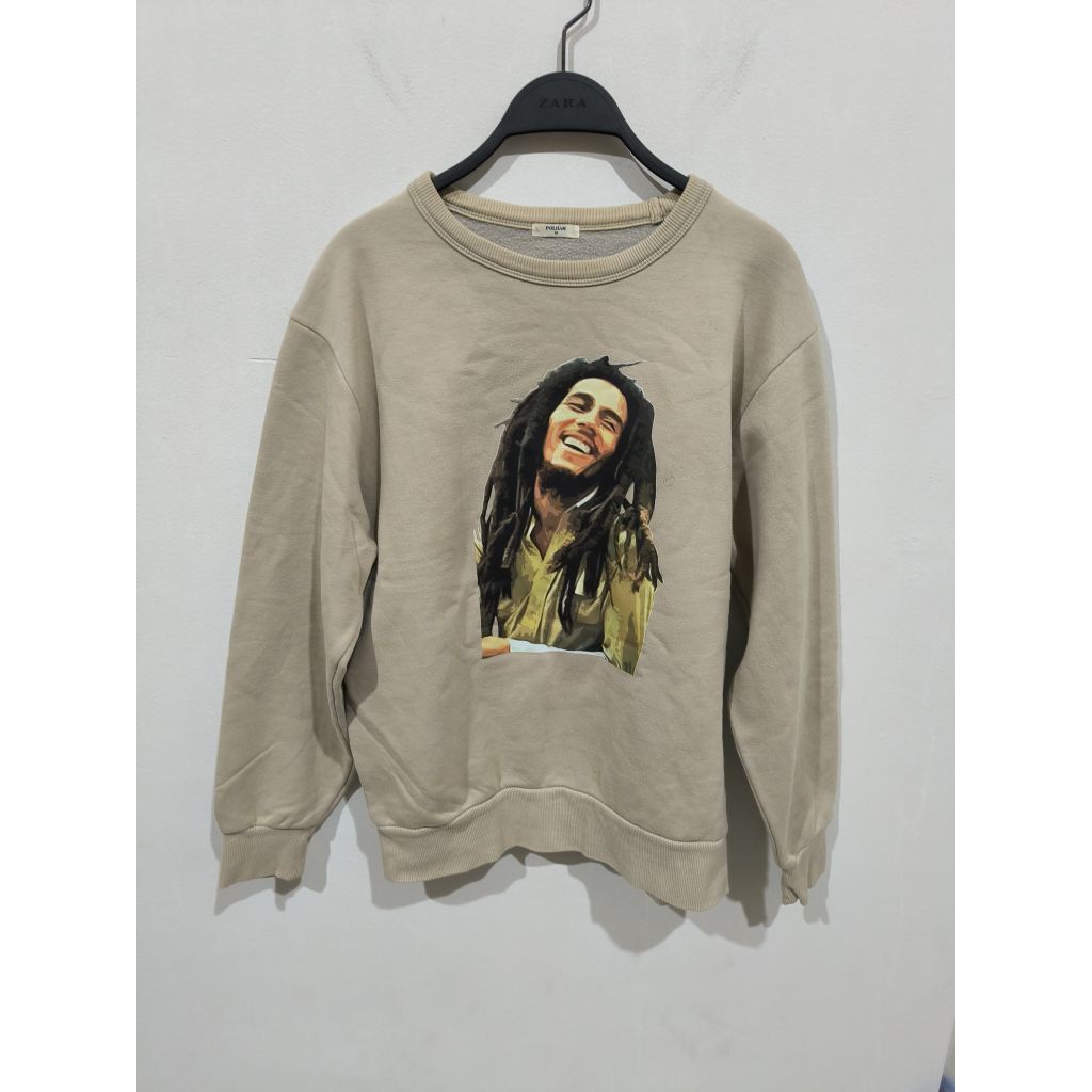 Preloved Sweater Crewneck Polham Bob Marley