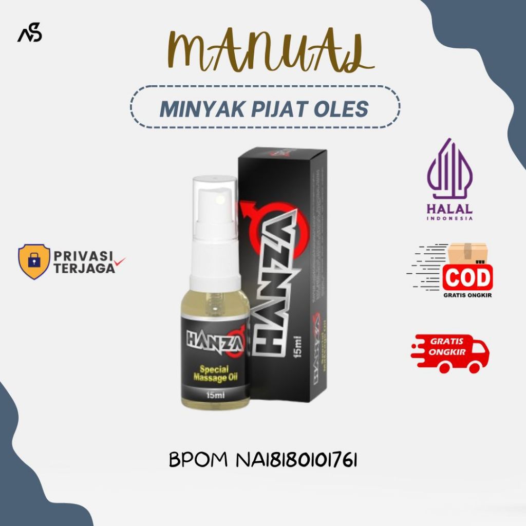 Hanza Spray Pembesar Mr P Permanen Original 100% Paling Ampuh dan Cepat Sudah BPOM