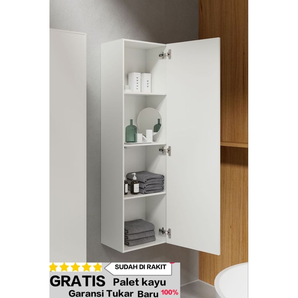Rak Lemari kamar mandi rak obat  kabinet lemari gantung serbaguna minimalis