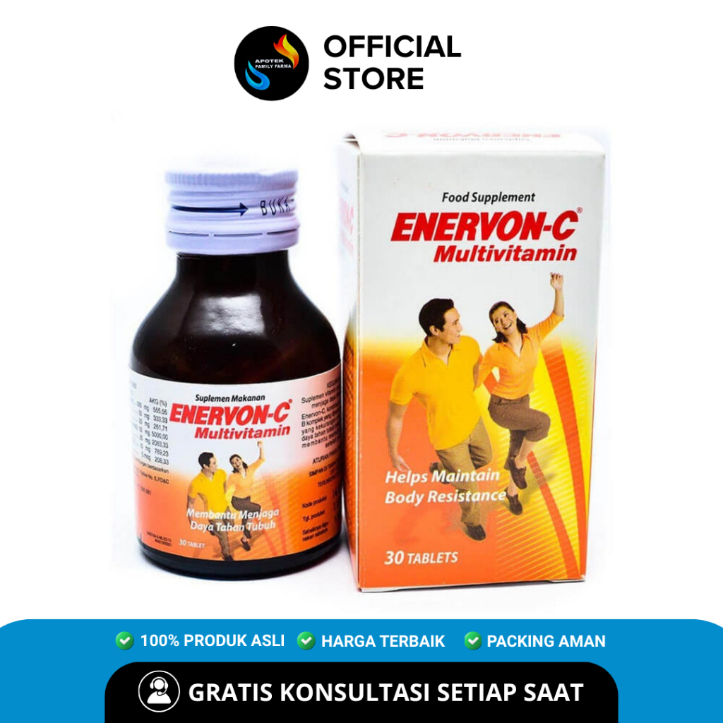 FAMILY FARMA - Enervon C Active 30 Tablet Suplemen Kesehatan