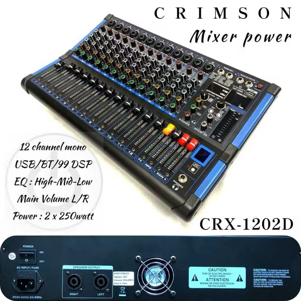 CRIMSON MIXER POWER CRX-1202D