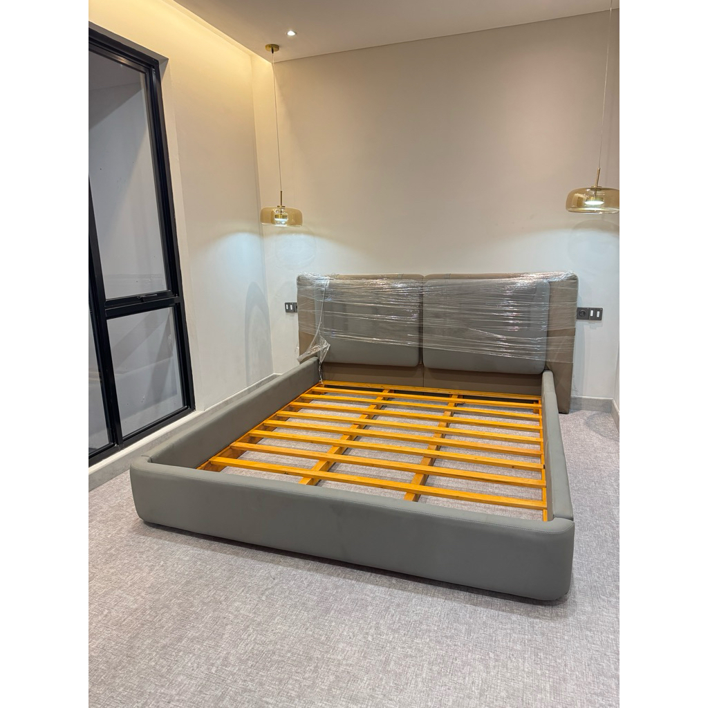 DIVAN HEADBOARD KAYU JEPARA UNTUK SPRINGBED KASUR TYPE NORDIC BARU BELUM PERNAH DIPAKAI