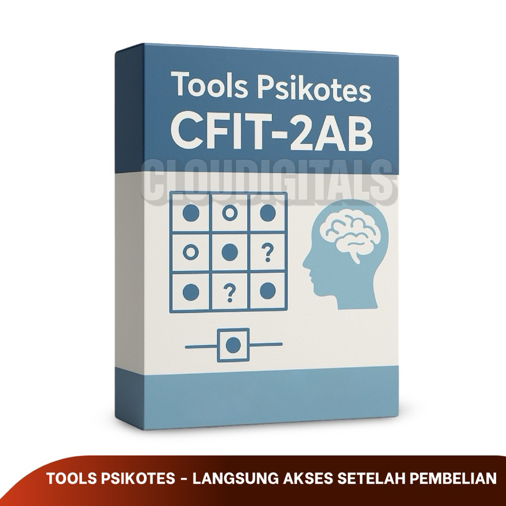 TOOLS PSIKOTES CFIT 2A & 2B - Tes Psikologi Anak dan Remaja: Program Pengukur Kecerdasan IQ Test