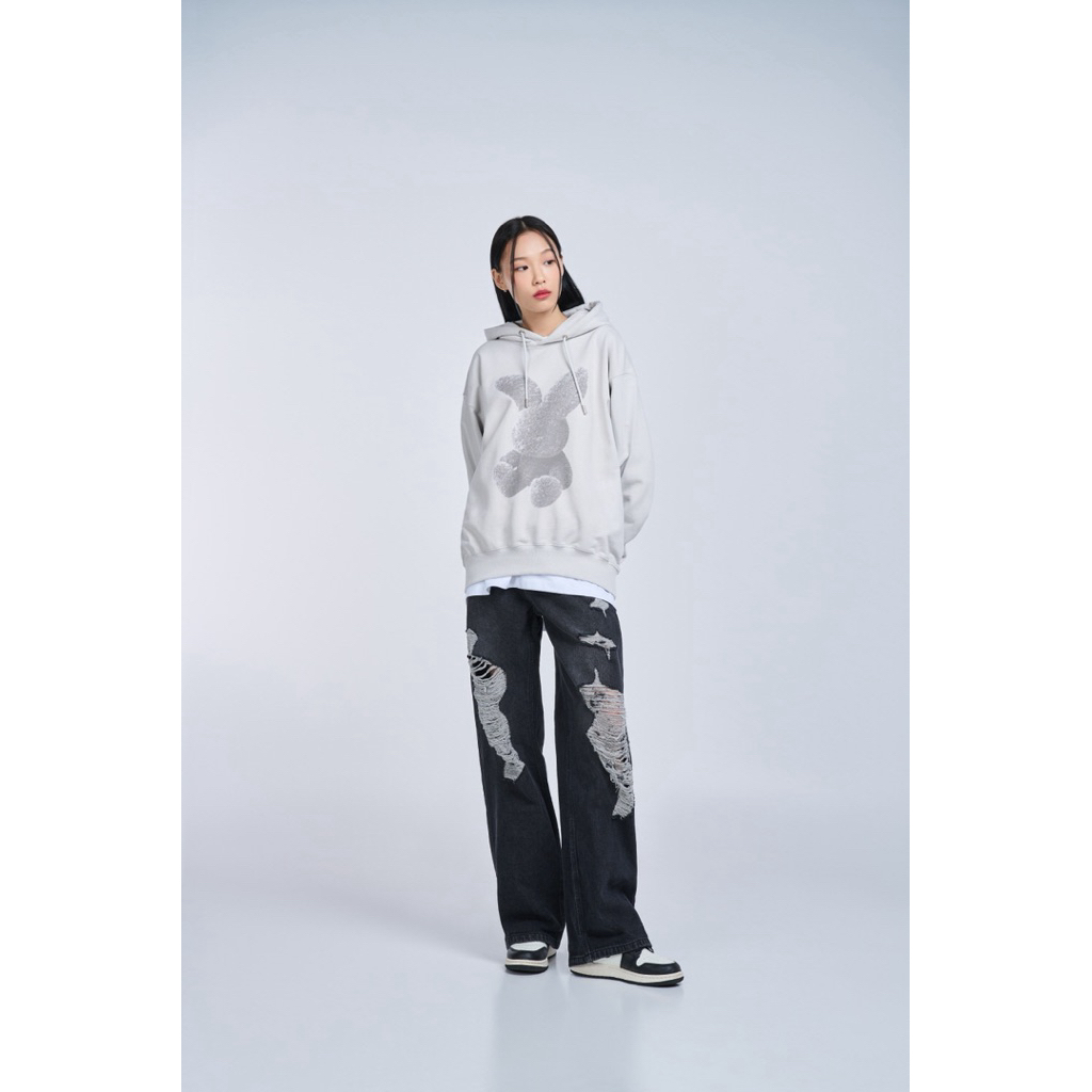 ADLV - FUZZY RABBIT HOODIE