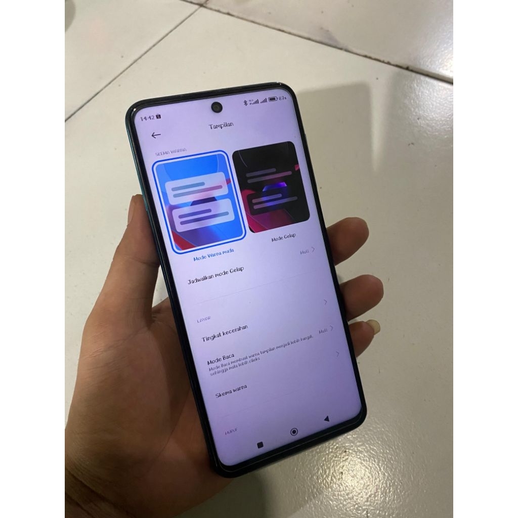 Redmi note 9 pro ram 8+3/128