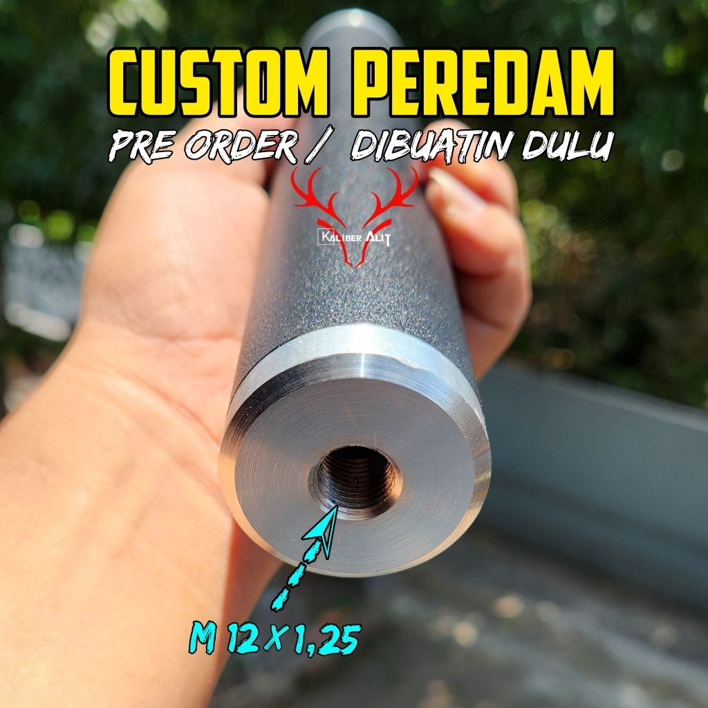 CUSTOM Peredam/Damper Senyap drat luar Gas&Uklik ( Pre Order )