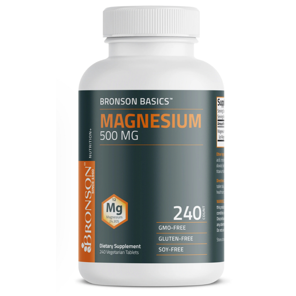 BRONSON MAGNESIUM 500 mg 240 Count
