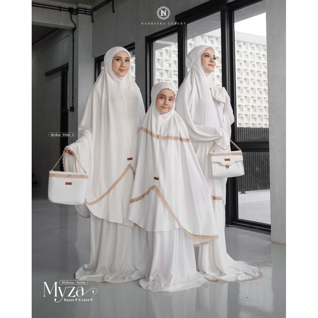 MYZA MUKENA SERIES BY NADHEERA LUXURY