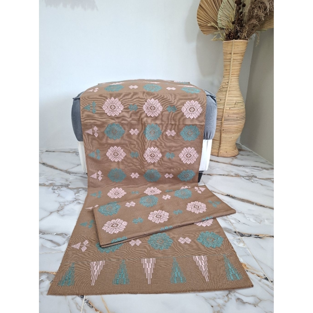KAIN TENUN SONGKET ASLI LOMBOK