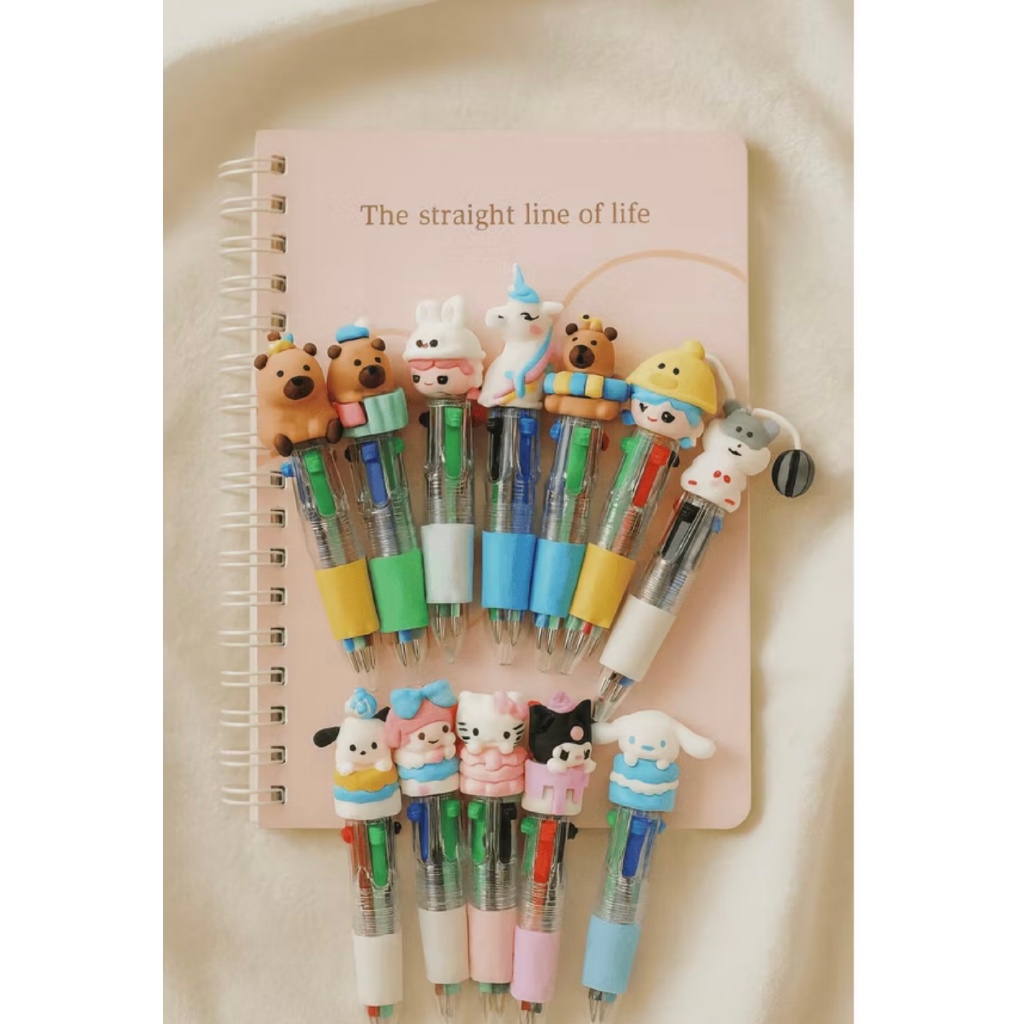 Zumoo Mini Cute Pen 4 warna Motif Karakter