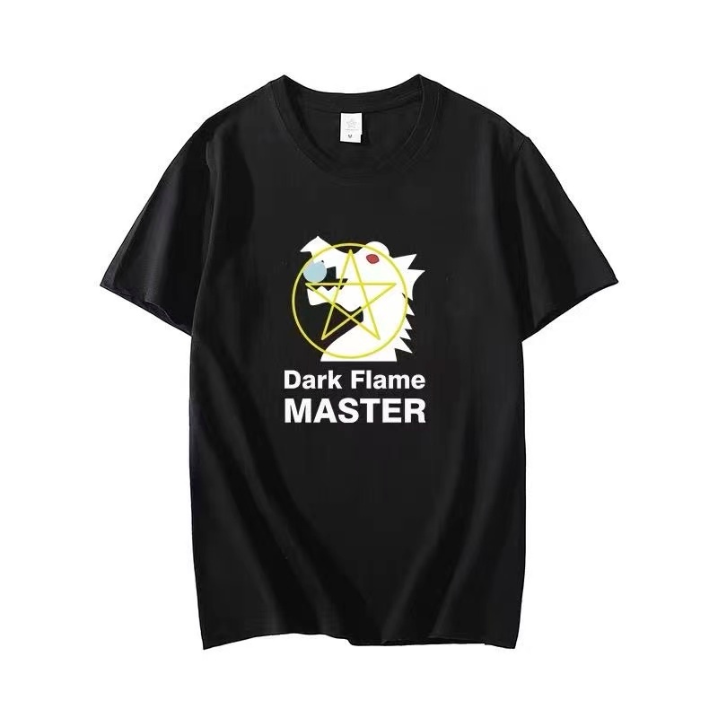 (COD)Kaos T-shirt Anime "Dark Flame Master" dengan Motif Naga Ksatria