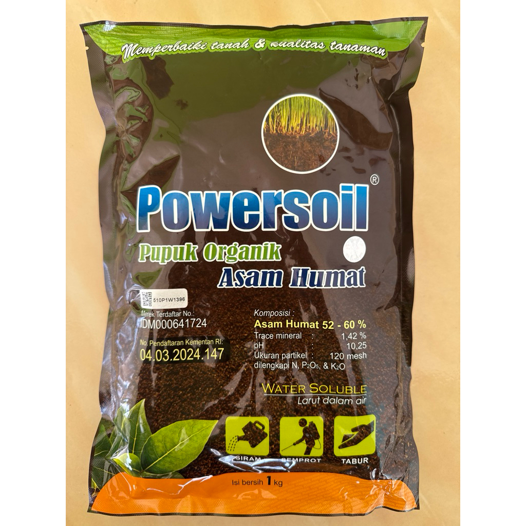 Pupuk Asam Humat Power Soil 1 Kg - Asam Humat POWERSOIL