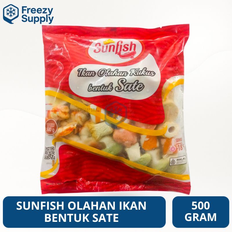 Sunfish Ikan Olahan Kukus Bentuk Sate 500 Gram