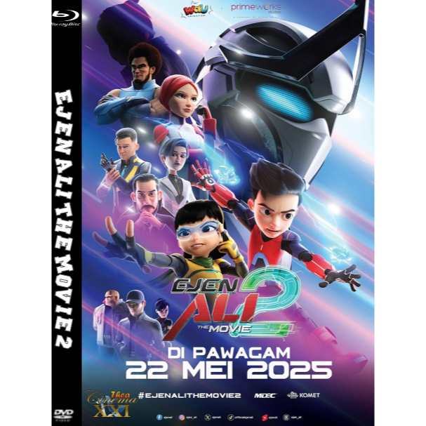 kaset film Dvd Movie  Animation : Ejen Ali The Movie 2 (2025)