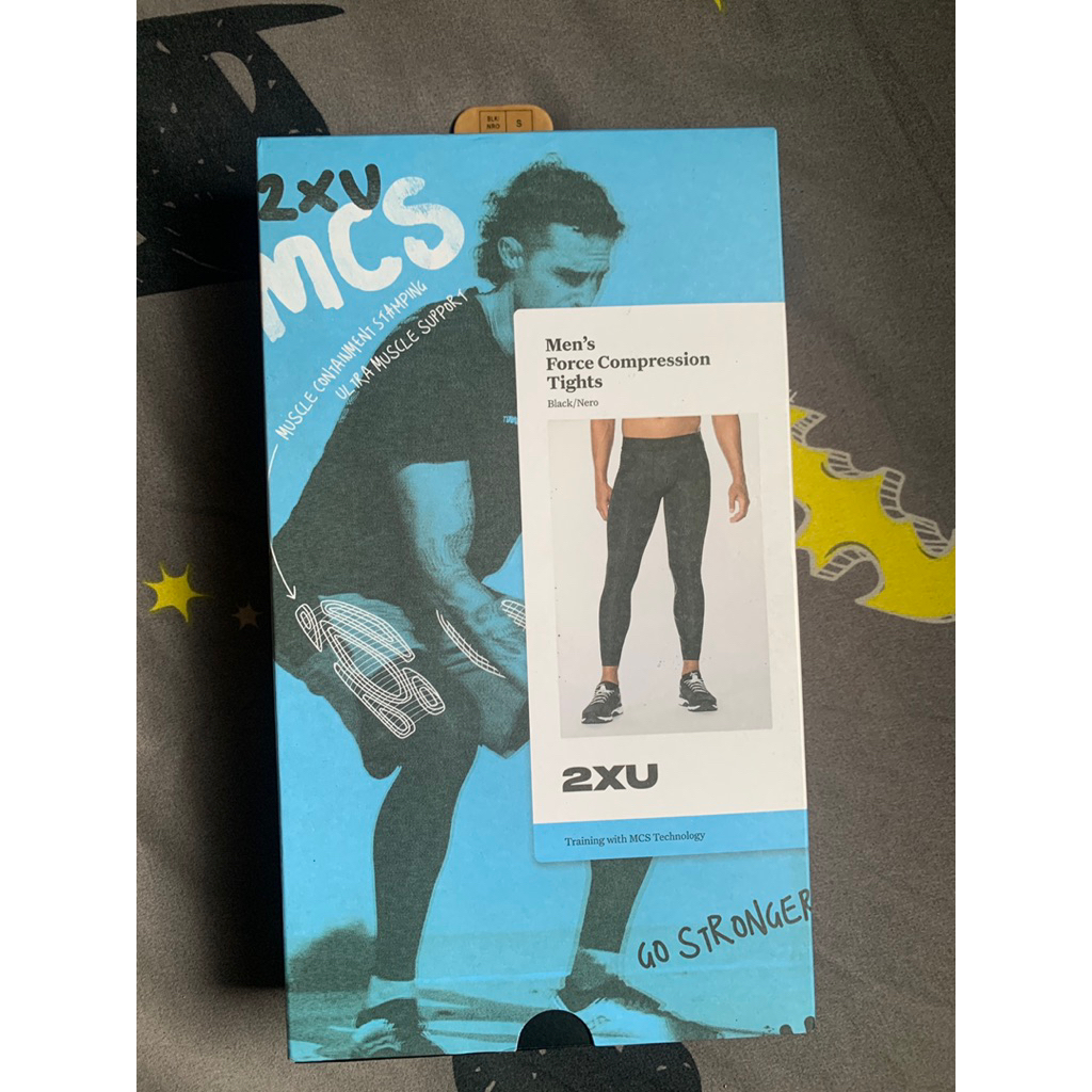 2XU Men's MCS X Training Compression Tights - BLACK/NERO