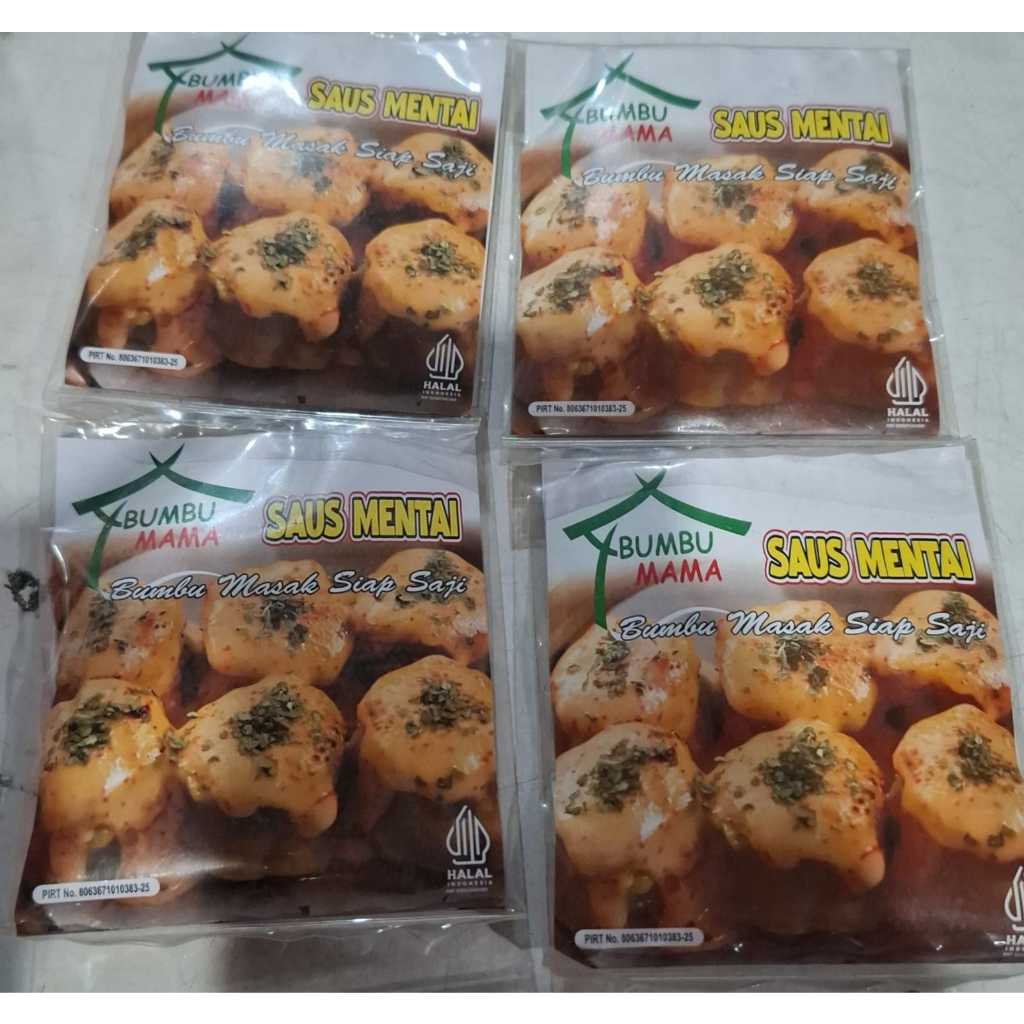 Saus Mentai Bumbu Mama Sachet - Saus Mentai Mama Praktis, Rasa Gurih Pedas