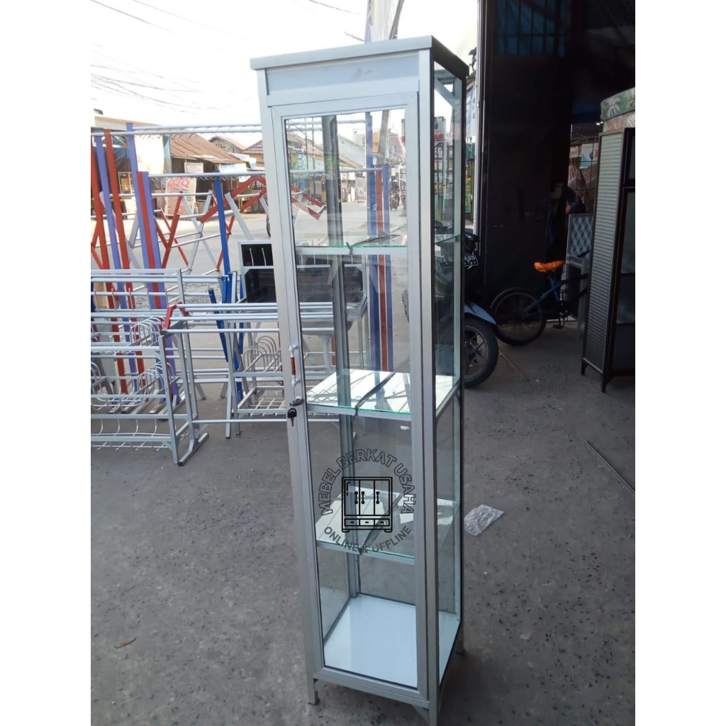 LEMARI HIAS/SERBAGUNA KACA 1 PINTU