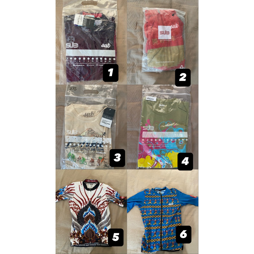 SUB JERSEY NEW BNIB & 2ND PRELOVED JERSEY T-SHIRT