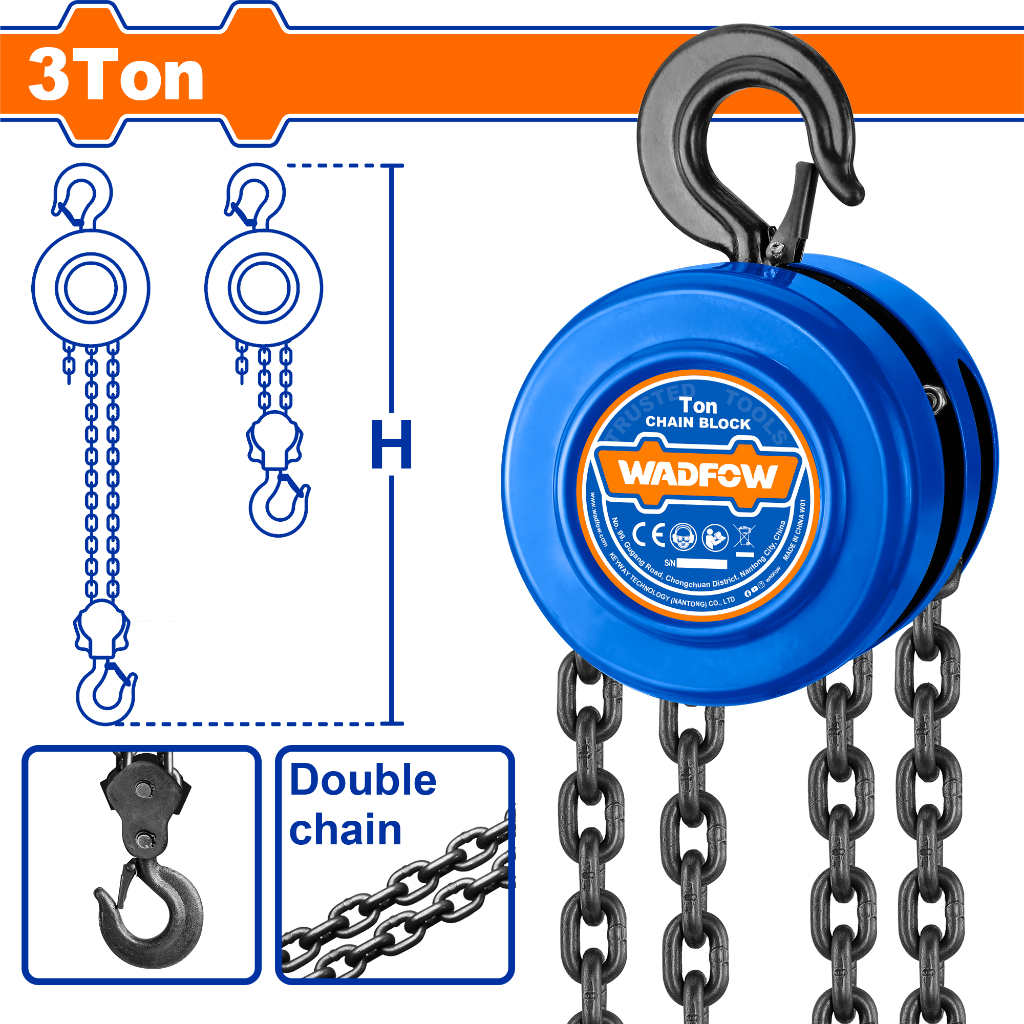 WCK2583 - CHAIN BLOCK 3 TON