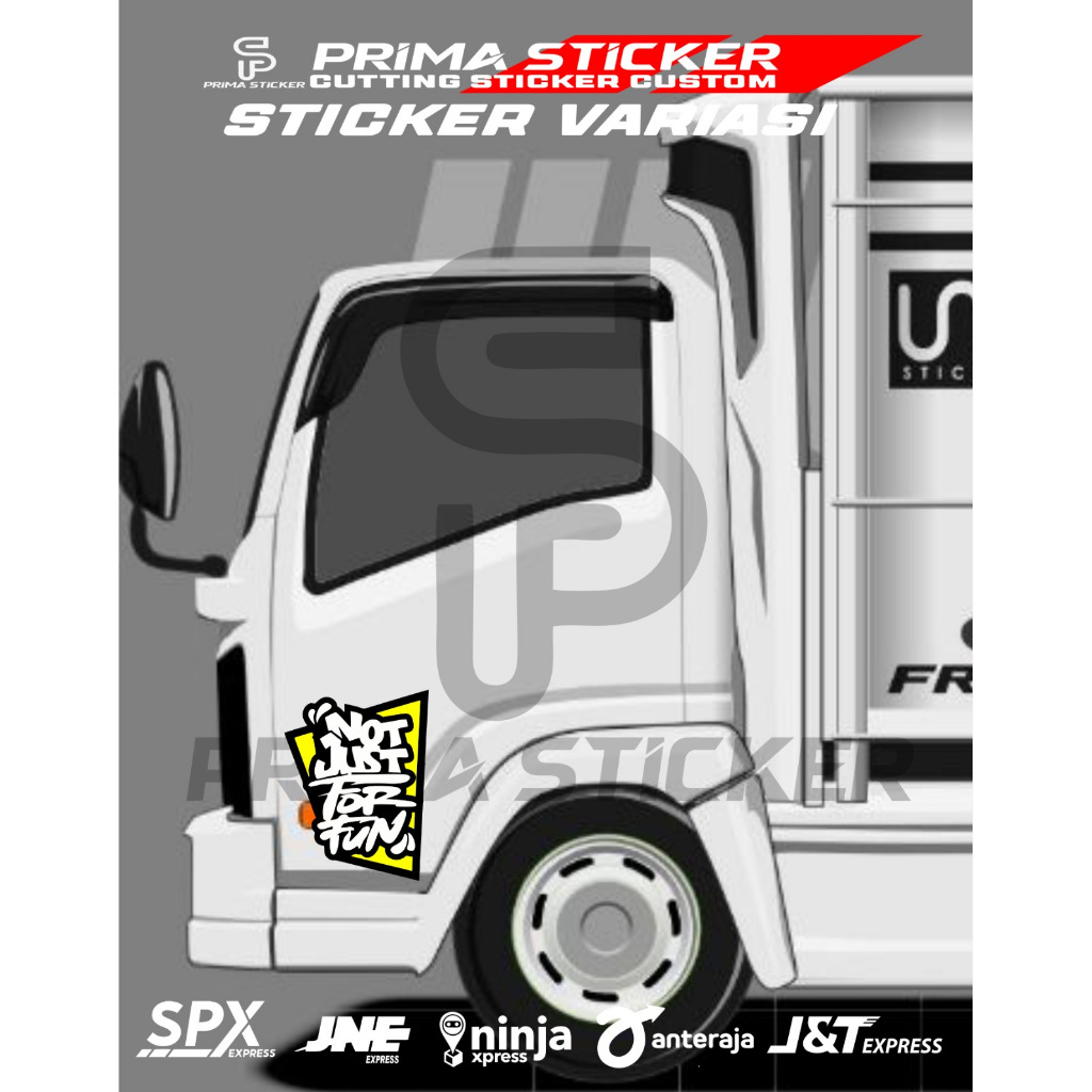 promo stiker kaca samping truk pik up mobil lain motif kaca tertutup not jus for fun cuting stiker t