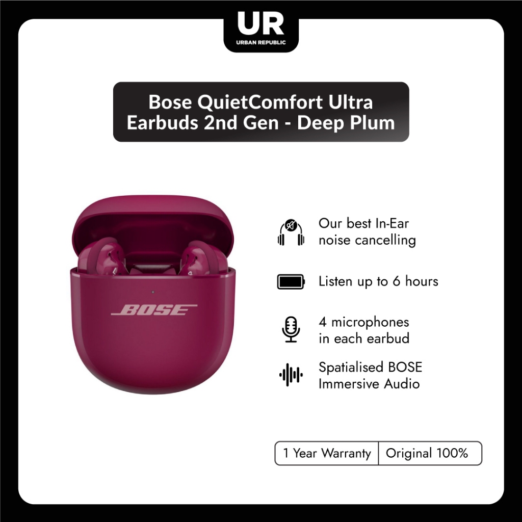Bose QuietComfort Ultra Earbuds 2nd Gen - Deep Plum