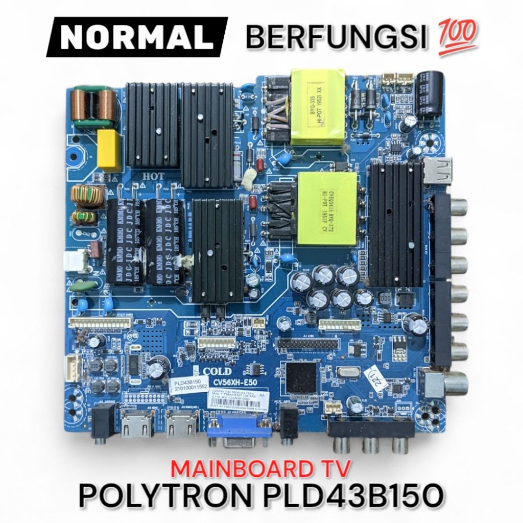 MB TV POLYTRON PLD43B150 - MAINBOARD TV POLYTRON PLD43B150 - MESIN TV POLYTRON PLD43B150 - POLYTRON 