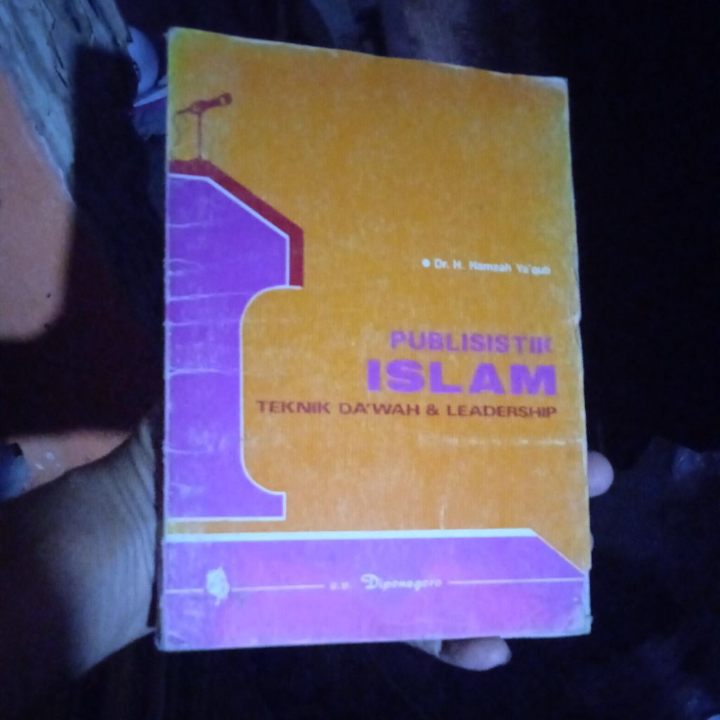 buku Publisistik Islam, Teknik Da'wah & Leadership, buku original jadul