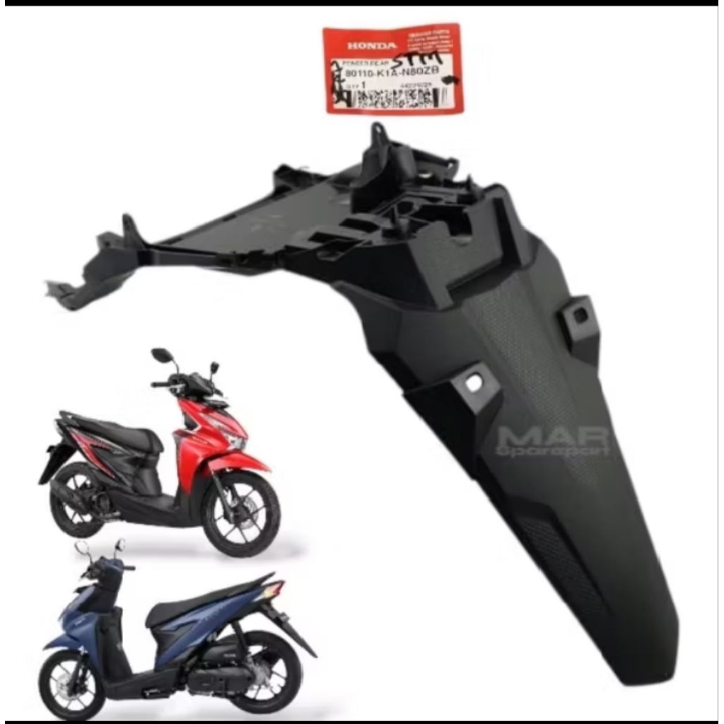 spakbor belakang beat deluxe gen2, beat street 2024-2025. K1AL