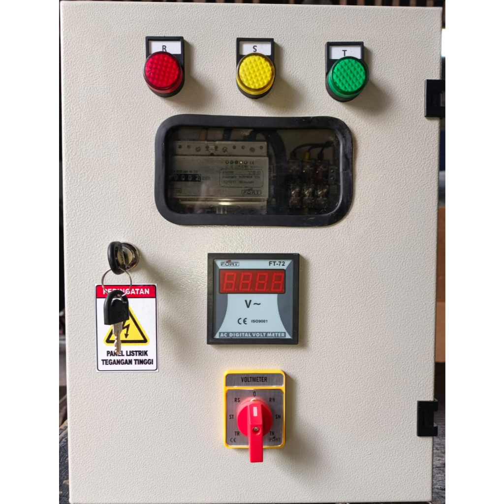 Panel KWH Meter 3Phase Komplit