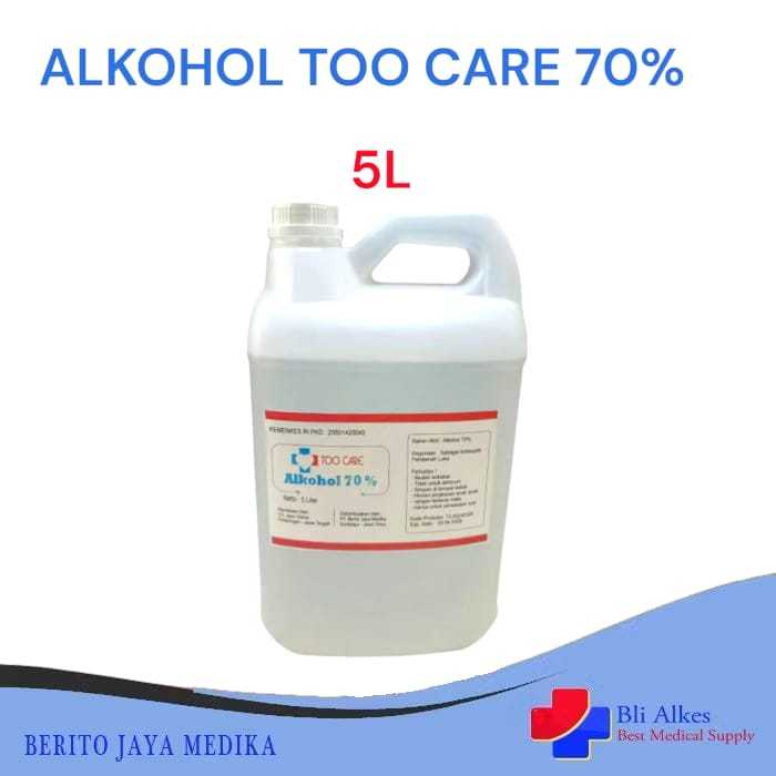 Alkohol Too Care 70% 5Liter